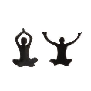 Yoga Pose stainless steel Earrings